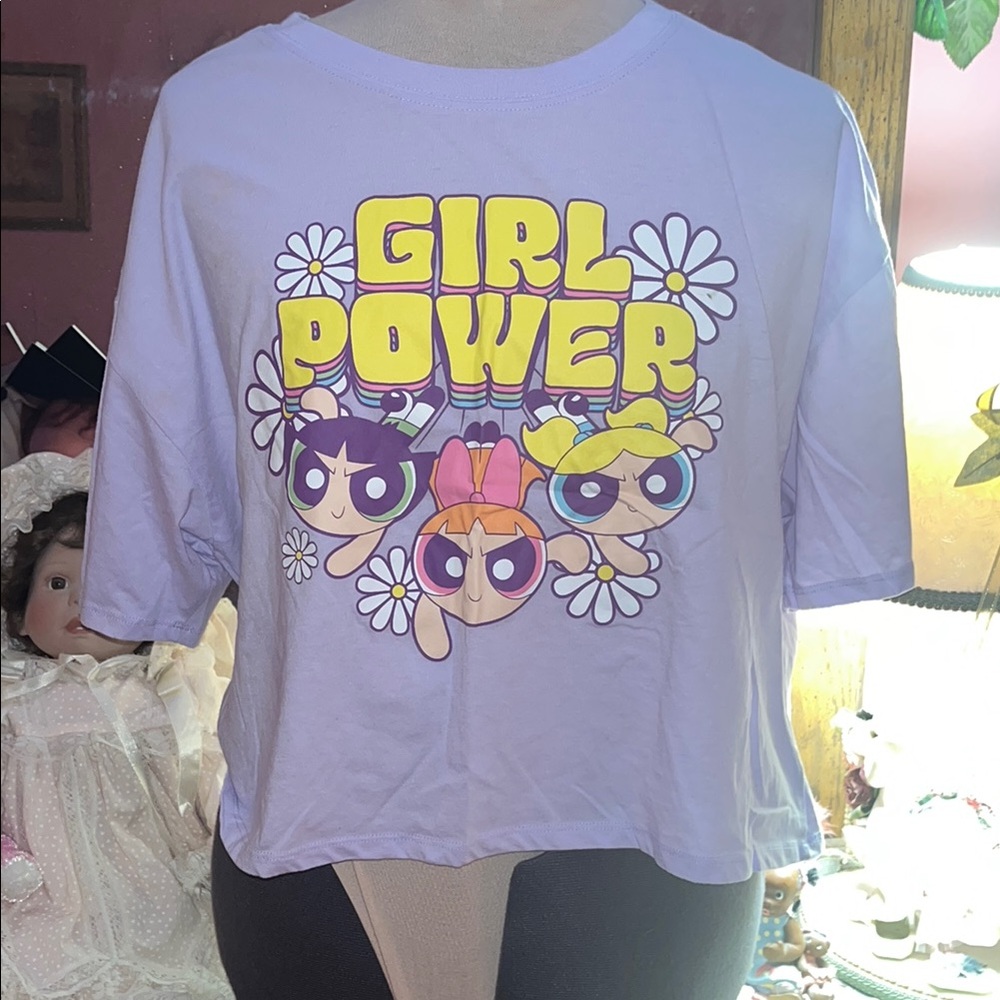 Powerpuff Girls 'Girl Power' Kids T-Shirt - Purple